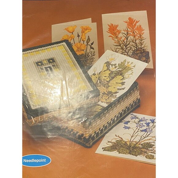 Vintage Current 1982 Keepsake Needlepoint Gift Set yarn needlecrafts - Picture 2 of 5